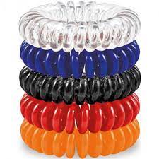 резинка для волос комплект из 5 шт (оранжевый) арт 3006w