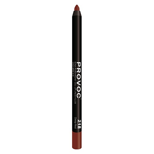 gel lip liner 218 deep red гелевая подводка в карандаше для губ (корич-красный)(l)