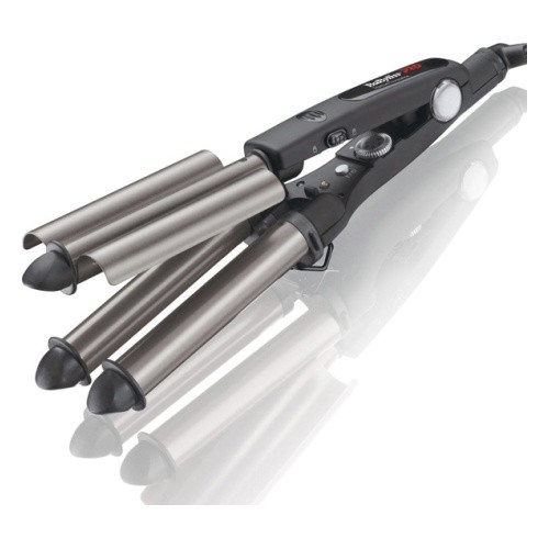 тройная плойка для волос babyliss pro (22, 19, 22 мм)