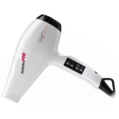 фен babyliss pro bianco ,белый, 2100вт, 1 насадка