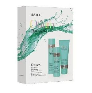 набор для дом.ухода otium thalasso detox(шампунь(250)бальзам(200)гель для душа (250)