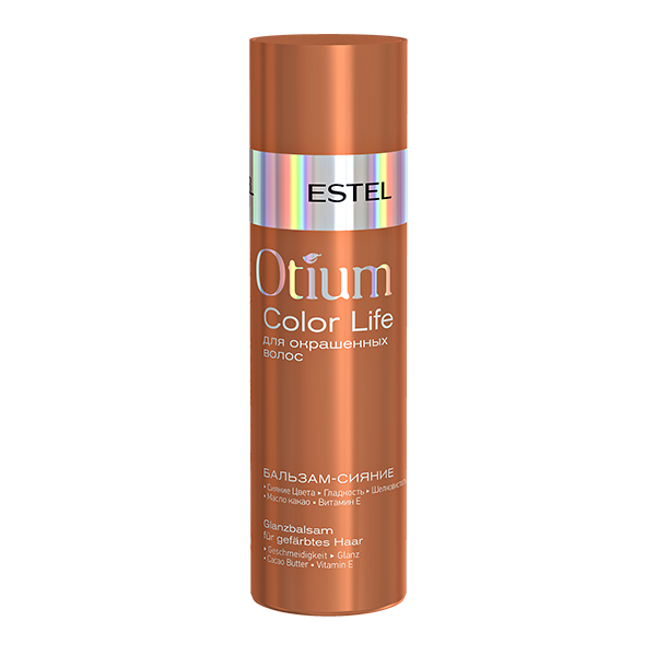 бальзам-сияние для окрашенных волос otium color life (200 мл)