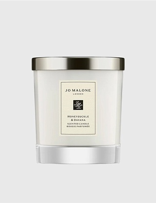 свеча ароматная для дома 200г honeysuckle & davana