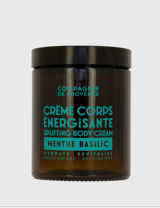 menthe basilic/mint basil body cream 180 ml - энергизирующий увлажняющий крем для тела