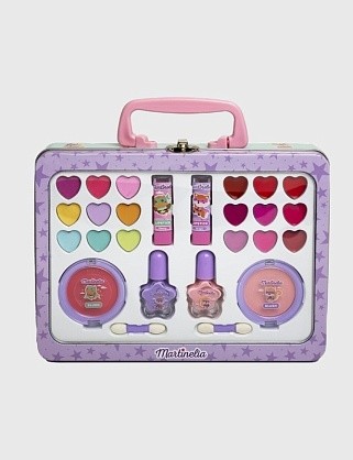 прозрачный кейс с косметикой