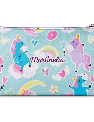 детская косметичка зеленая 