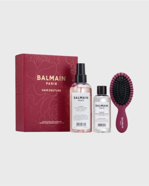 Набор красный с мини щеткой (Limited Edition Muse D'Amour Set C1 25 (Argan Elixir, Thermal)