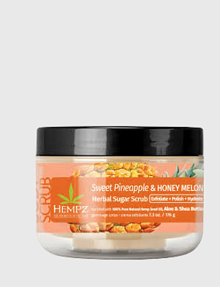 скраб сахарный для тела ананас и медовая дыня / hempz sweet pineapple & honey melon  (176g)