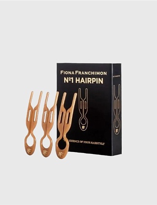 бокс (3 шт) шпилька hairpin no1 - карамельный (smooth caramel)