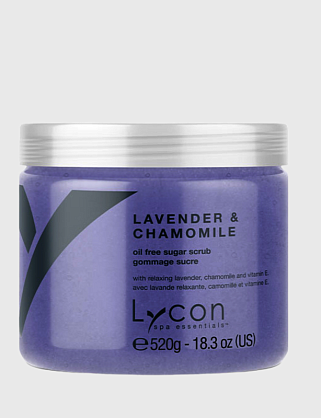 lavender & chamomile sugar scrub - скраб для тела - лаванда и ромашка, 520г