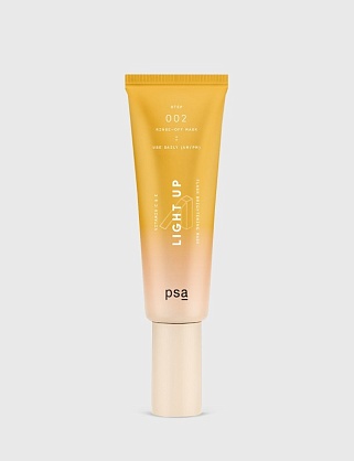 psa light up: vitamin c & e flash brightening mask маска для лица с витаминами c и e, 50 мл