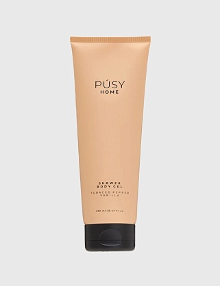 гель для душа "pusy home shower body gel tobacco-pepper-vanilla" 230 мл 