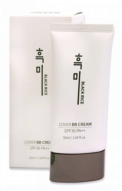 black rice cover bb cream spf36 pa++ ультралегкий вв крем №13, 50 гр