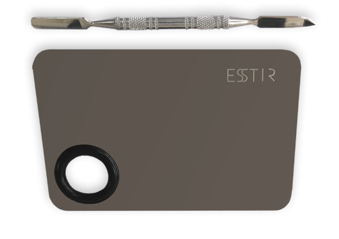 палитра для смешивания косметики со шпателем