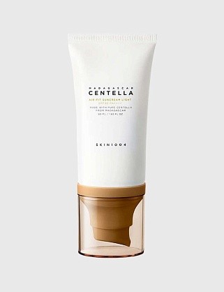 skin1004 крем солнцезащитный с центеллой - madagascar centella air-fit light spf30pa++++, 50мл