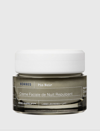 ночной увлажняющий крем, укрепляющий овал лица, с экстрактом чёрной сосны, 40 мл