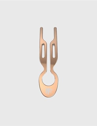 металлическая шпилька hairpin no1 в тубусе, 1 шт - розовое золото - rose gold