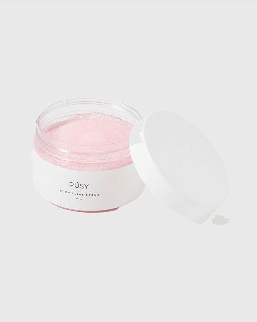 скраб-слайм для тела pusy matcha detox 