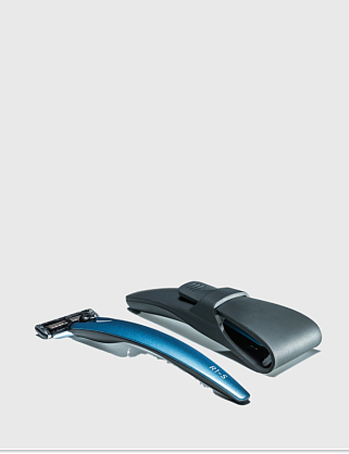 бритва bolin webb r1-s, синяя, gillette mach3