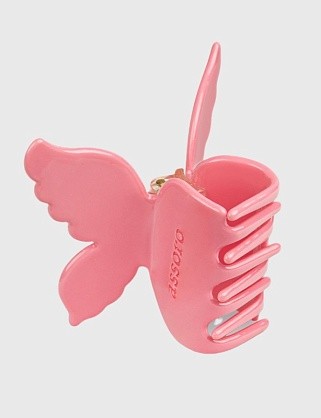 краб для волос - пионовая бабочка