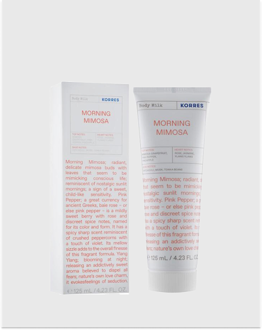 молочко для тела 'утренняя мимоза', 125мл