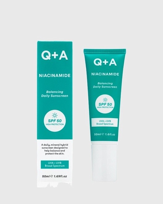 солнцезащитный крем для лица niacinamide spf50 50 мл