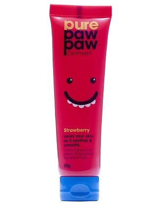 pure paw paw бальзам с ароматом клубники, 15 г