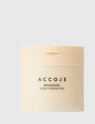 осветляющие диски для пилинга и сияния кожи  accoje brightening, 150 мл
