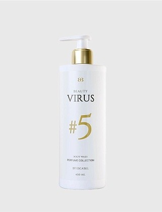 парфюмированный гель для душа beauty virus #5 цветочно- водяной аромат (императрица)