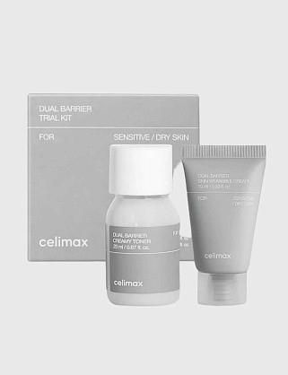 travel-набор барьерных средств dual barrier trial kit, (тонер 20мл+крем 10мл)
