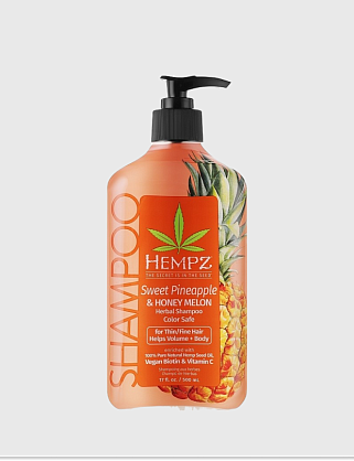 шампунь для объёма ананас и медовая дыня / sweet pineapple & honey melon shampoo (500ml)