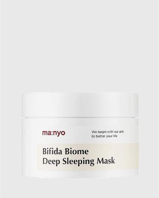 ночная маска для лица с пробиотиками ma:nyo “bifida biome deep sleeping mask”, 100ml