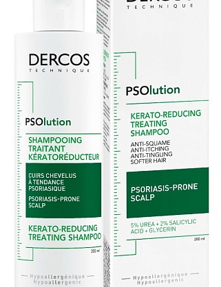 деркос psolution шампунь кераторегул. 200мл 