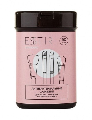 салфетки для очищения кистей esstir standard (50шт)