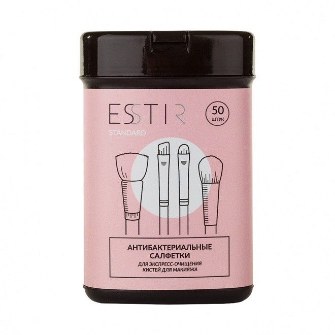 салфетки для очищения кистей esstir standard (50шт)
