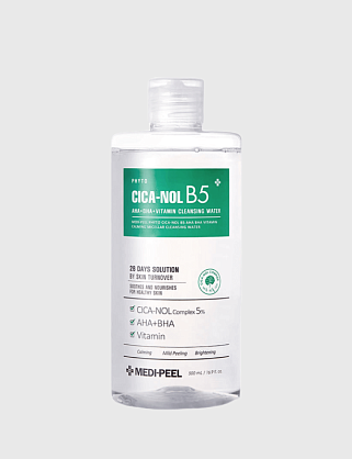phyto cica-nol b5 ahabha vitamin calming cleansing water (500ml) мицеллярная вода с кислотами 