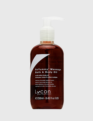 so yummy massage & bath oil - масло косметическое для ванны и массажа с какао и миндалем, 250мл