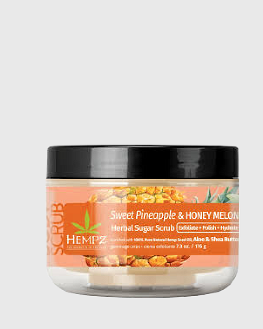 скраб сахарный для тела ананас и медовая дыня / hempz sweet pineapple & honey melon  (176g)