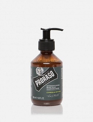 шампунь для бороды cypress & vetyver 200  мл