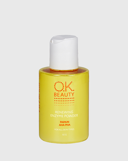 энзимная пудра обновляющая для умывания ок beauty в целлоф 