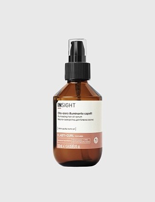 масло-сыворотка для блеска волос elasti-curl illuminating hair oil-serum, 100 мл