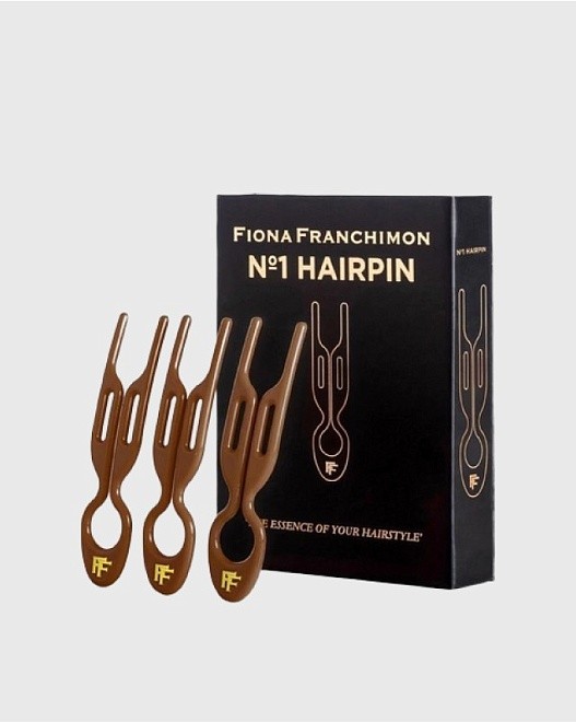 бокс (3 шт) шпилька hairpin no1 - мокачино (mochaccino)