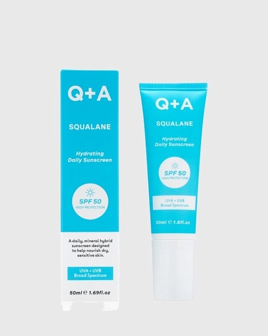 солнцезащитный крем для лица squalane spf50 50 мл