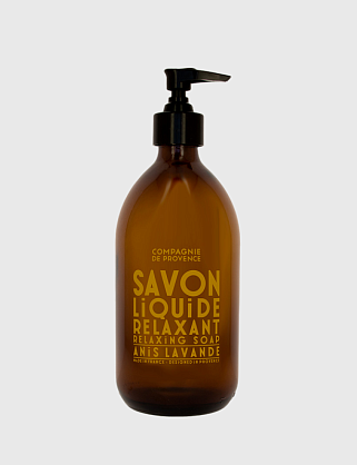 anis lavande/anise lavender liquid marseille soap 300 ml - расслабляющее жидкое мыло для тела и рук