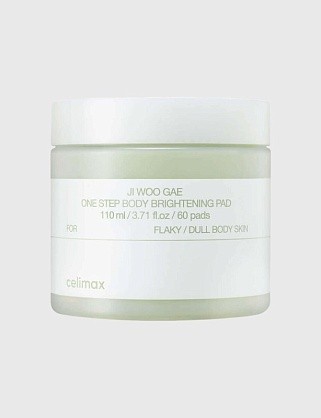 осветляющие пэды для тела с pha-кислотой - ji woo gae one step body brightening pad