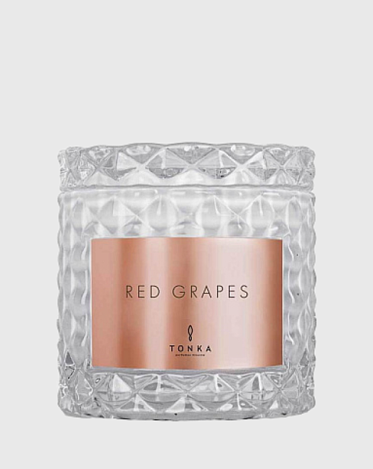 свеча аромат «red grapes» стакан белый 50 (тубус)