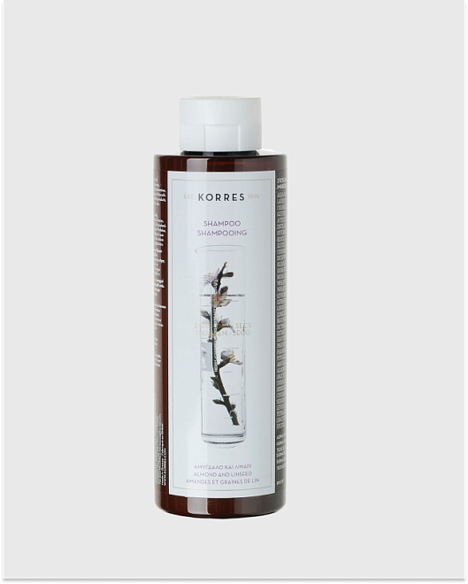 шампунь с миндалём и семенами льна, 250 мл 