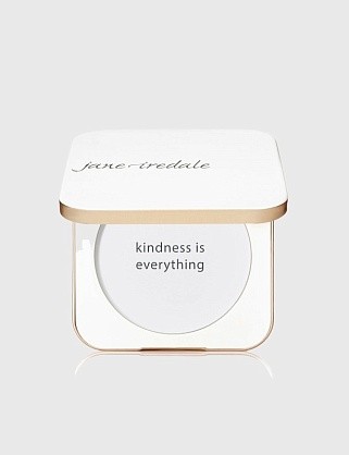 пудреница матовая белая