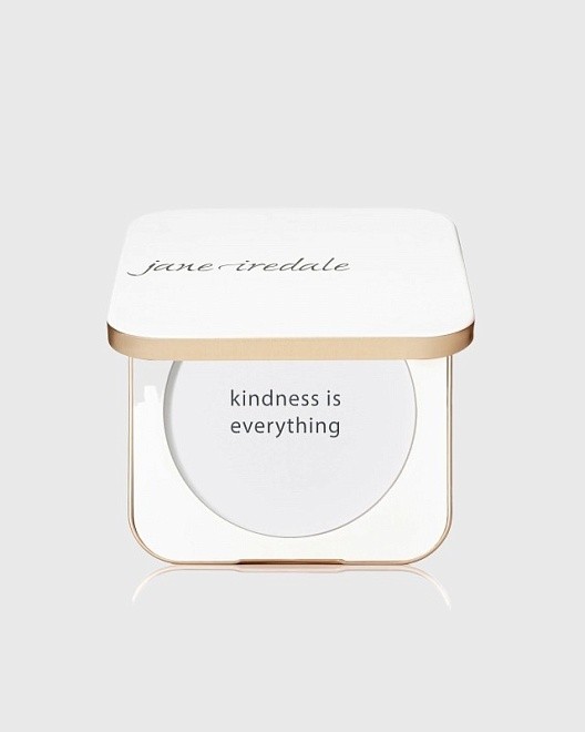 пудреница матовая белая