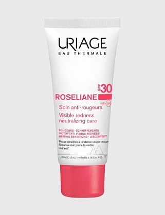 урьяж розельян крем против покраснений spf30, тюбик 40 мл